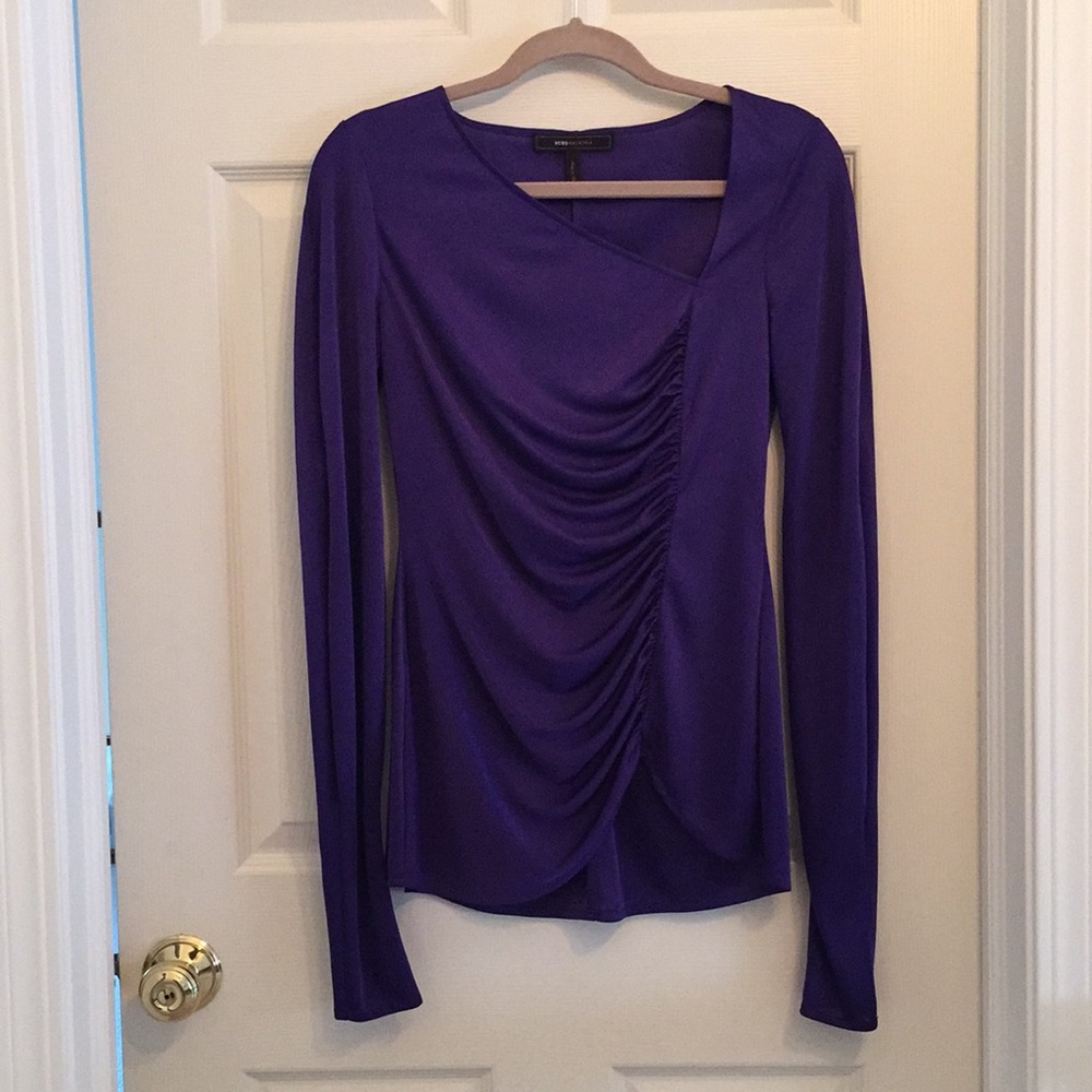 NWOT BCBGMaxAzria Purple Top (S)